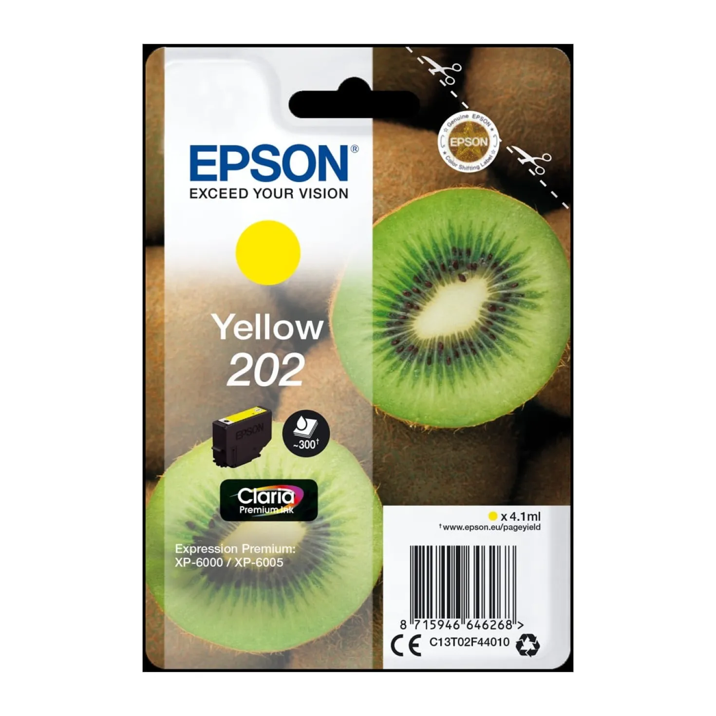 Ink-Jet Epson T202 gul