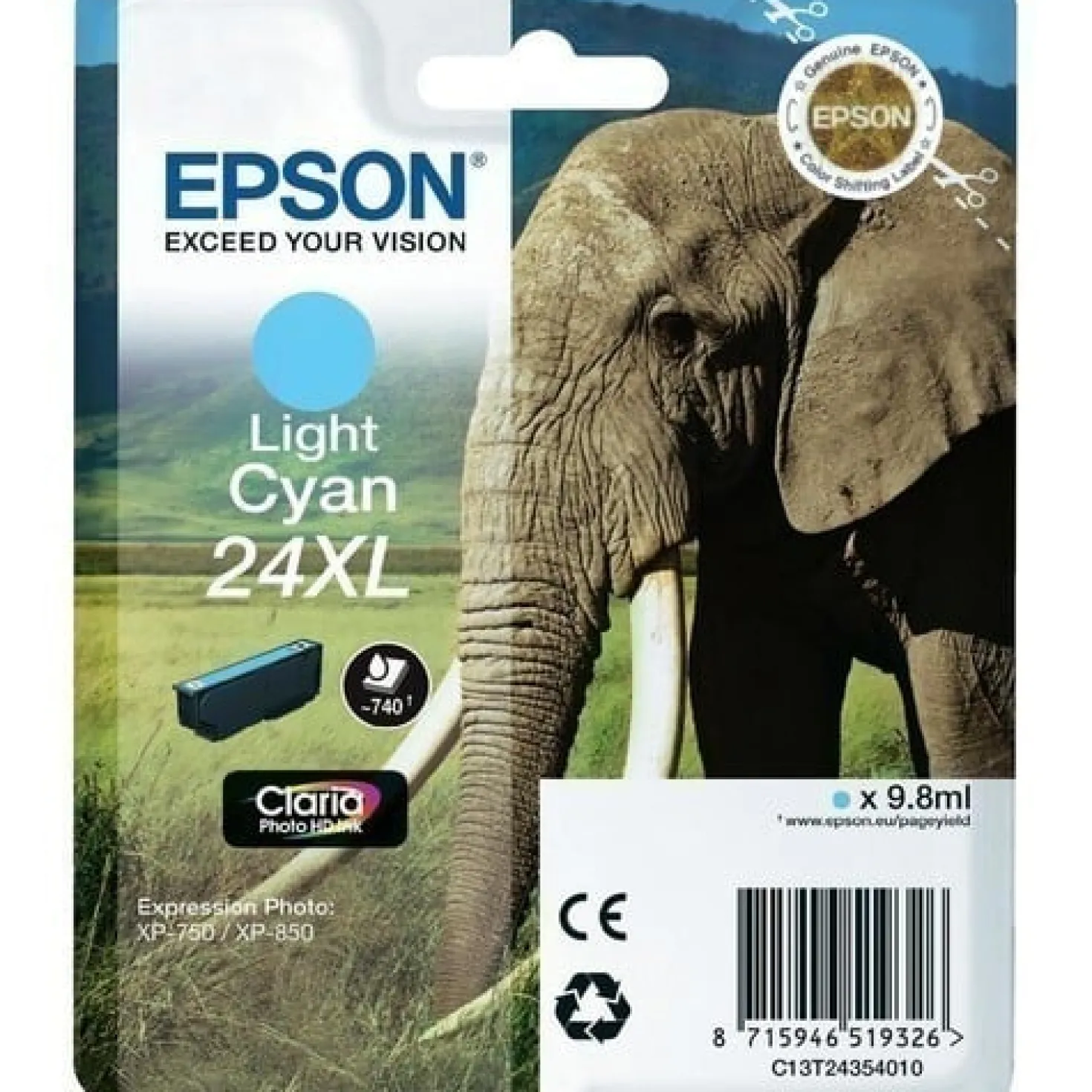 Ink-Jet Epson T2435 light cyan XL