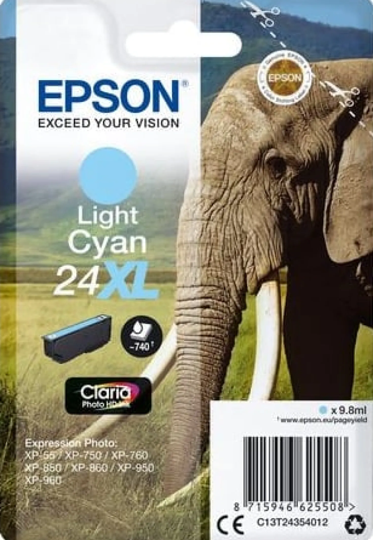 Ink-Jet Epson T2435 light cyan XL