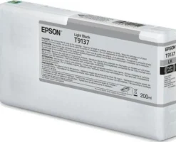 Ink-Jet Epson T9137 light svart 200ml