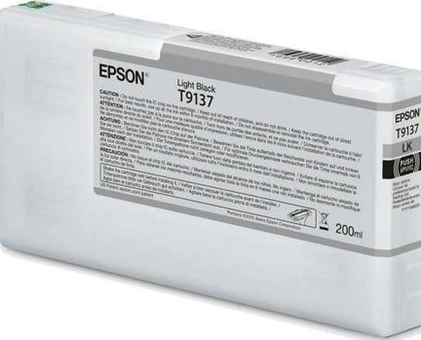 Ink-Jet Epson T9137 light svart 200ml