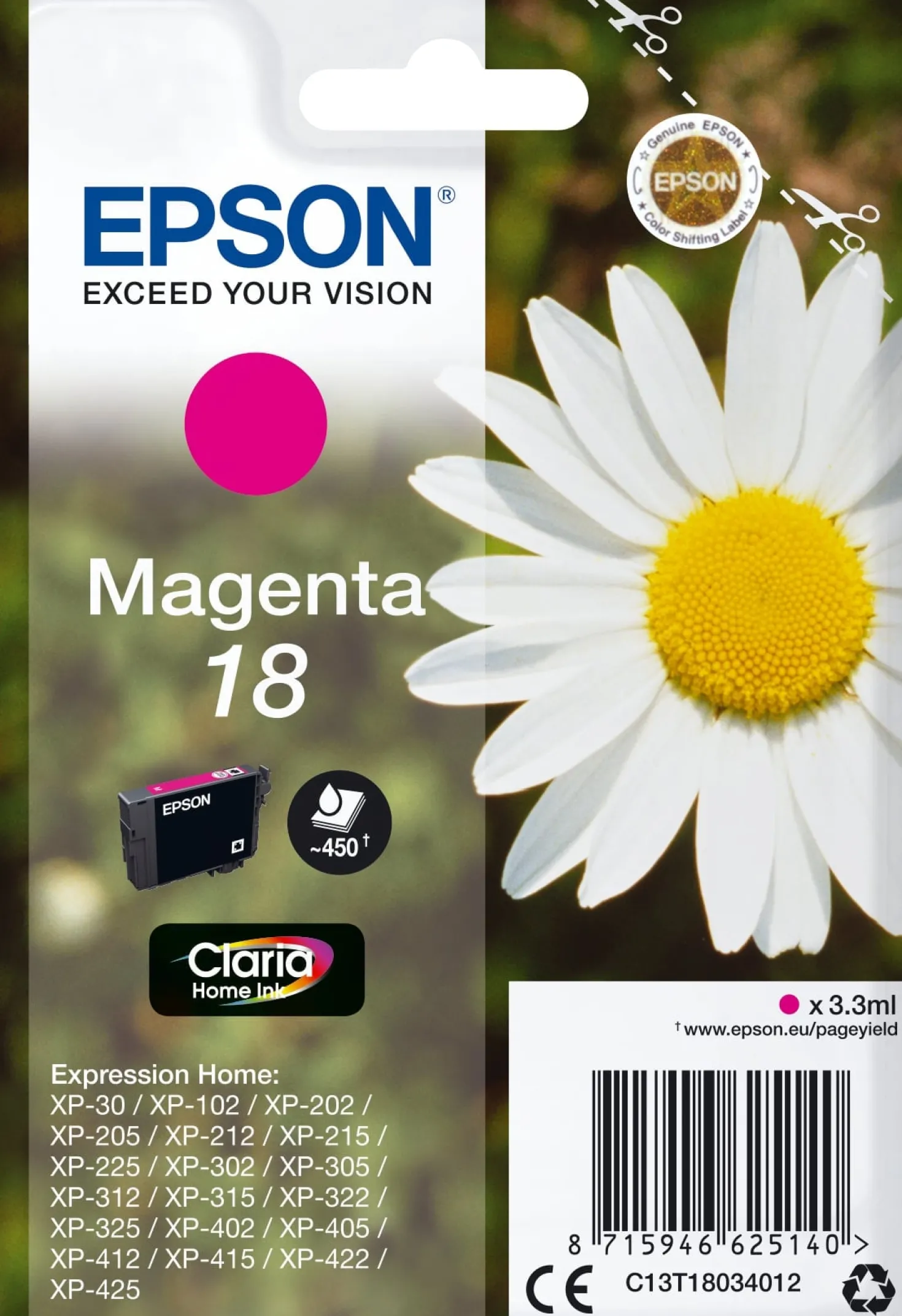 Ink-Jet-Epson T1803 magenta