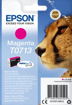 Ink-Jet Epson T0713 Magenta 5,5 Ml