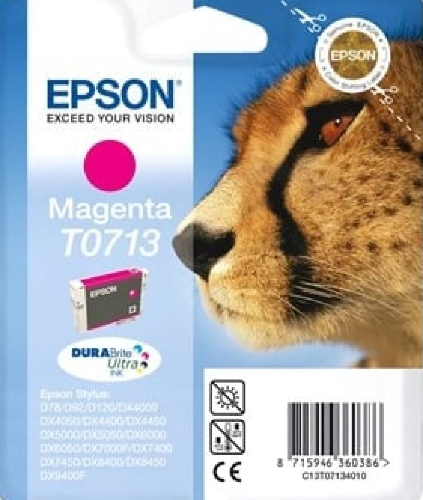 Ink-Jet Epson T0713 Magenta 5,5 Ml