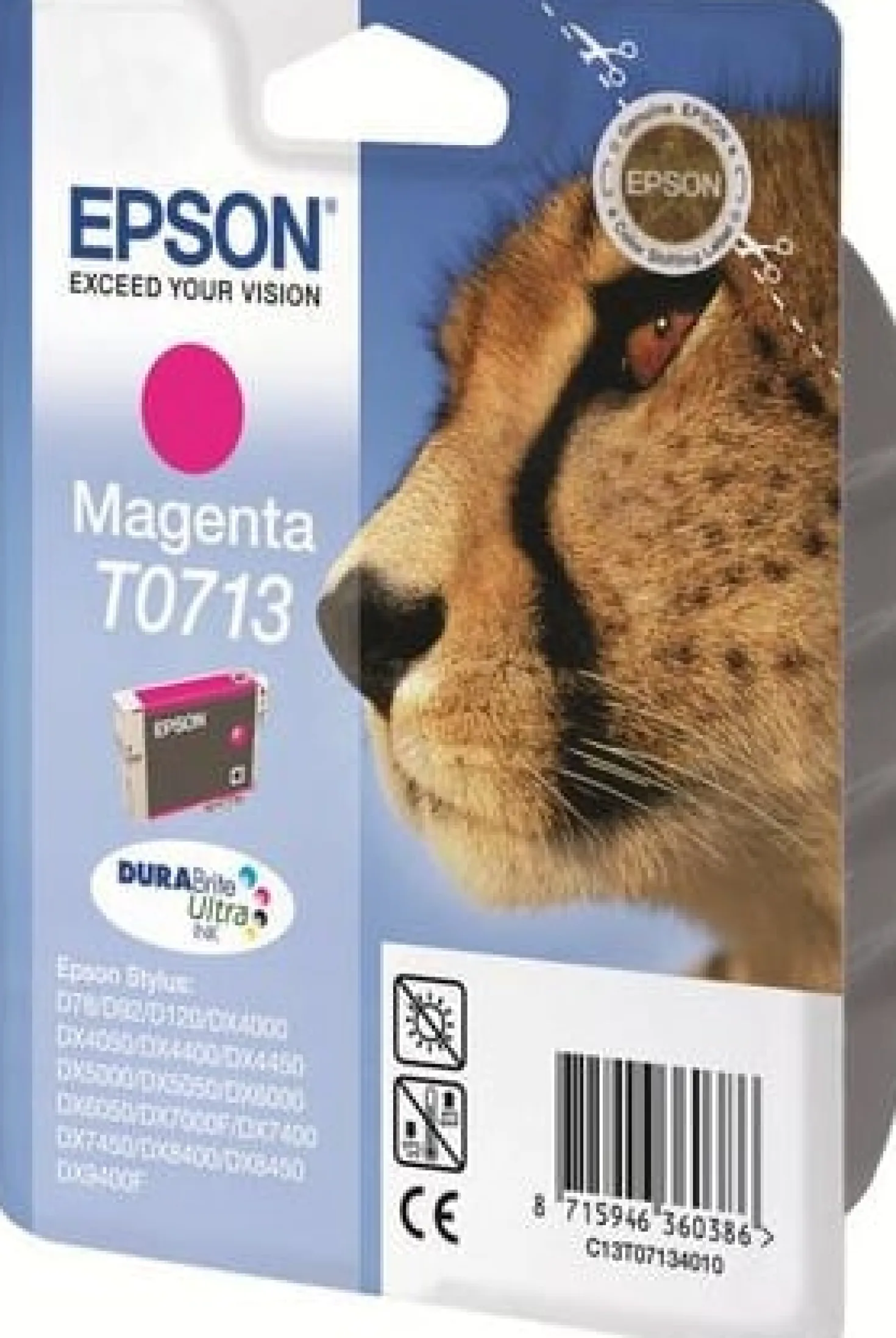 Ink-Jet Epson T0713 Magenta 5,5 Ml