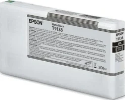 Ink-Jet Epson T9138 matt svart 200ml
