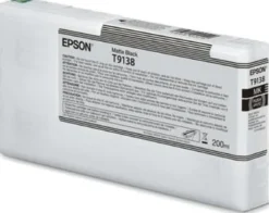 Ink-Jet Epson T9138 matt svart 200ml