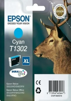 Ink-Jet Epson T1302 10,1ml cyan