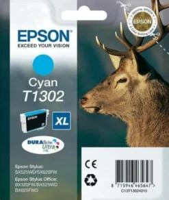 Ink-Jet Epson T1302 10,1ml cyan
