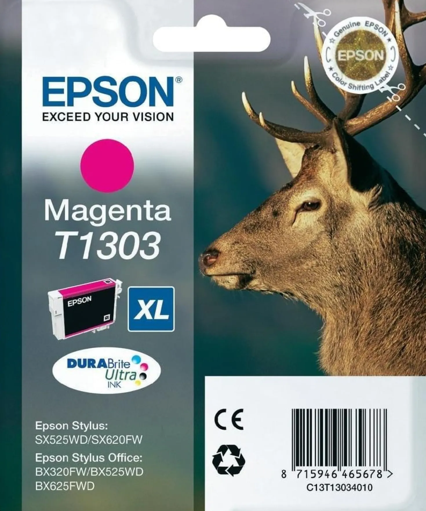 Ink-Jet Epson T1303 10,1ml magenta