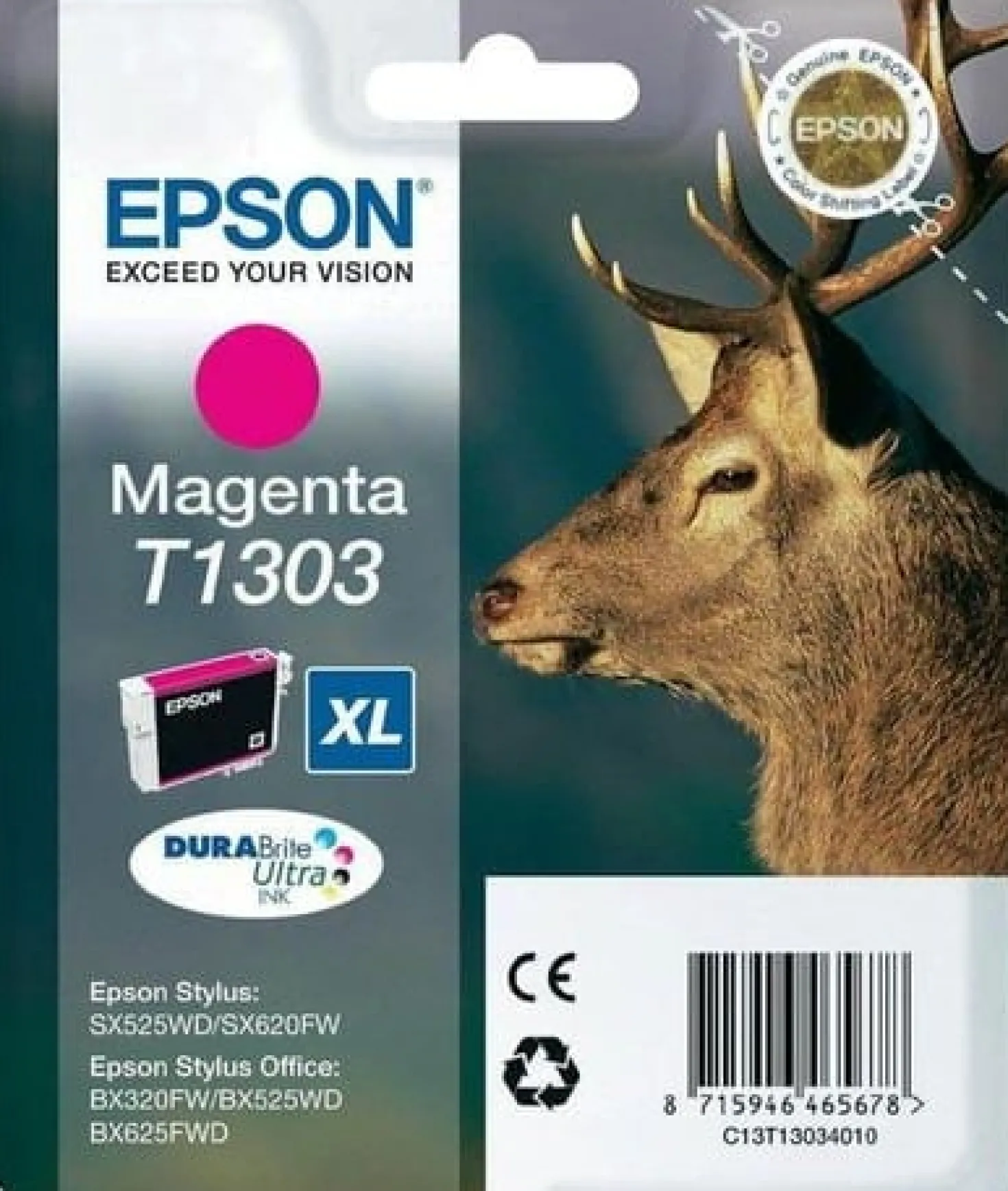 Ink-Jet Epson T1303 10,1ml magenta