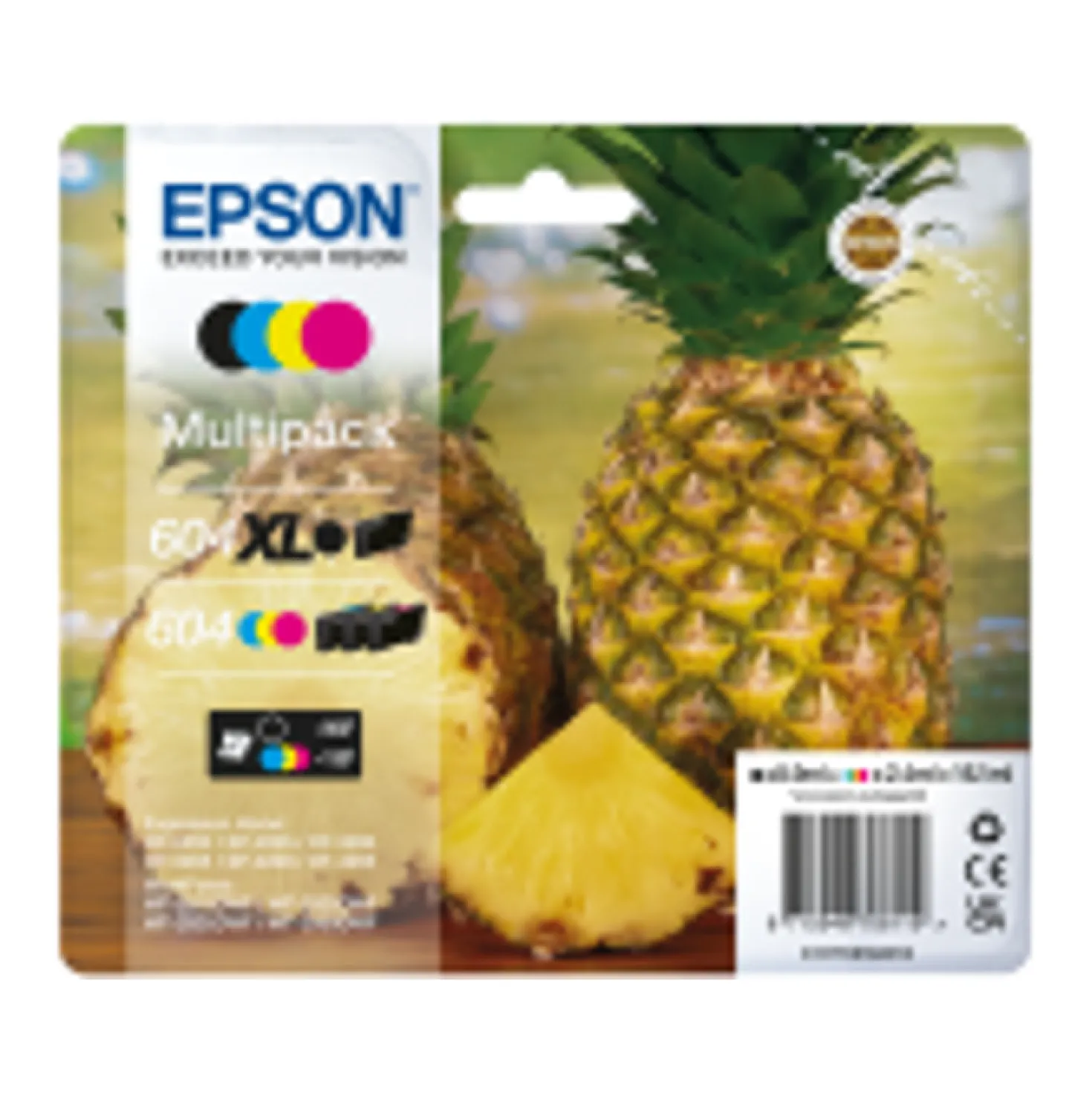Ink-Jet Epson T604 Multipack XL svart/Std. CMY 4-färg