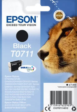 Ink-Jet Epson T0711 svart