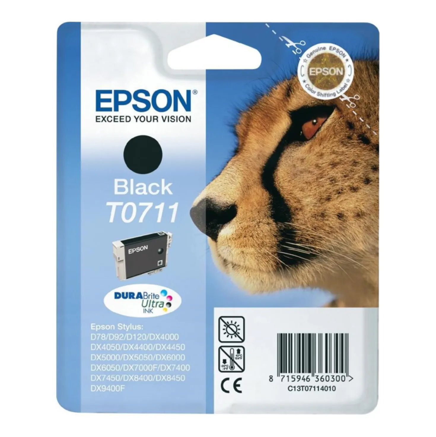 Ink-Jet Epson T0711 svart