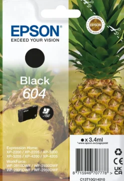 Ink-Jet Epson T604 svart