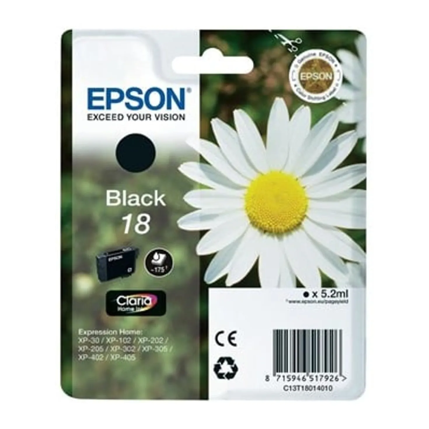 Ink-Jet-Epson T1801 svart