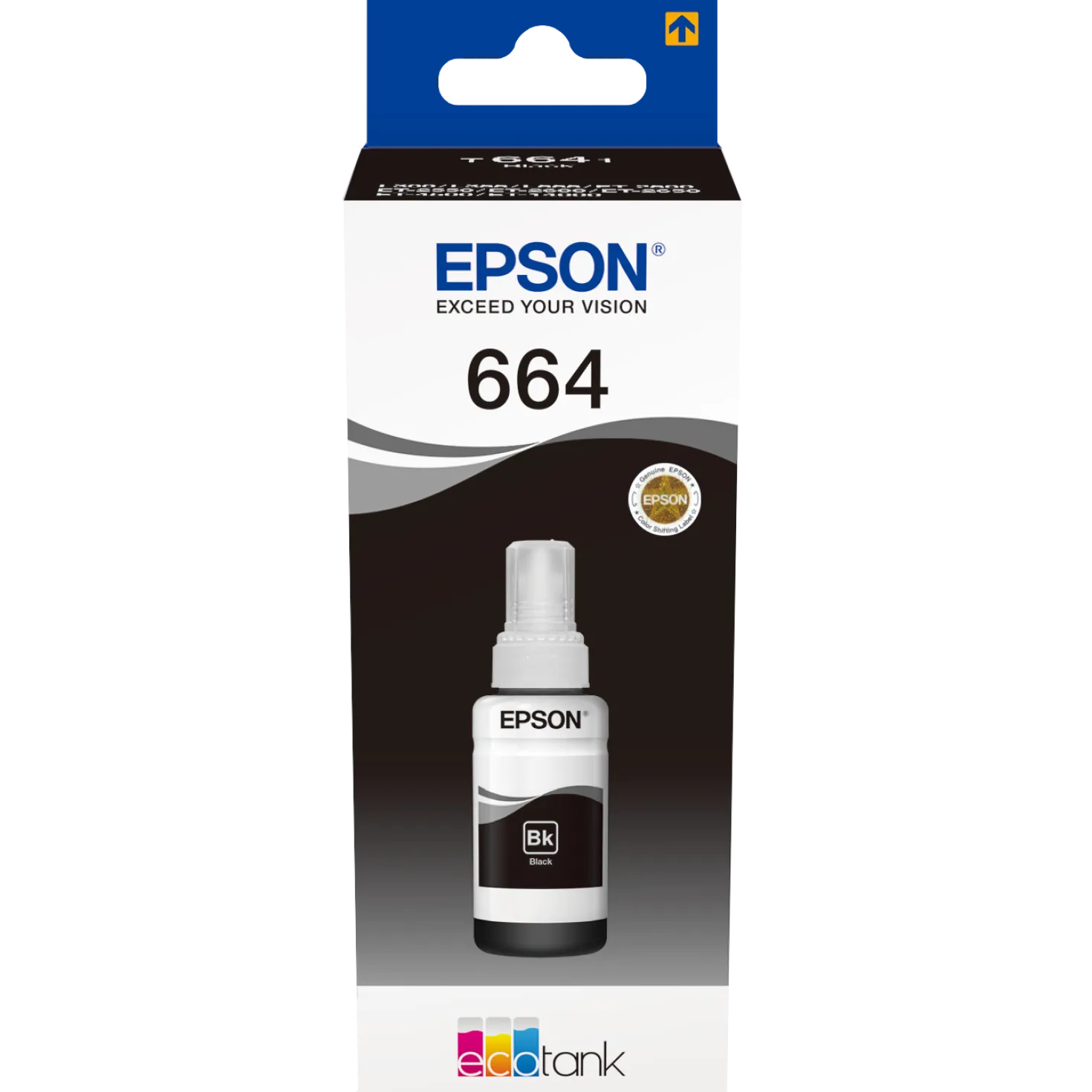 Ink-Jet Epson T6641, Svart