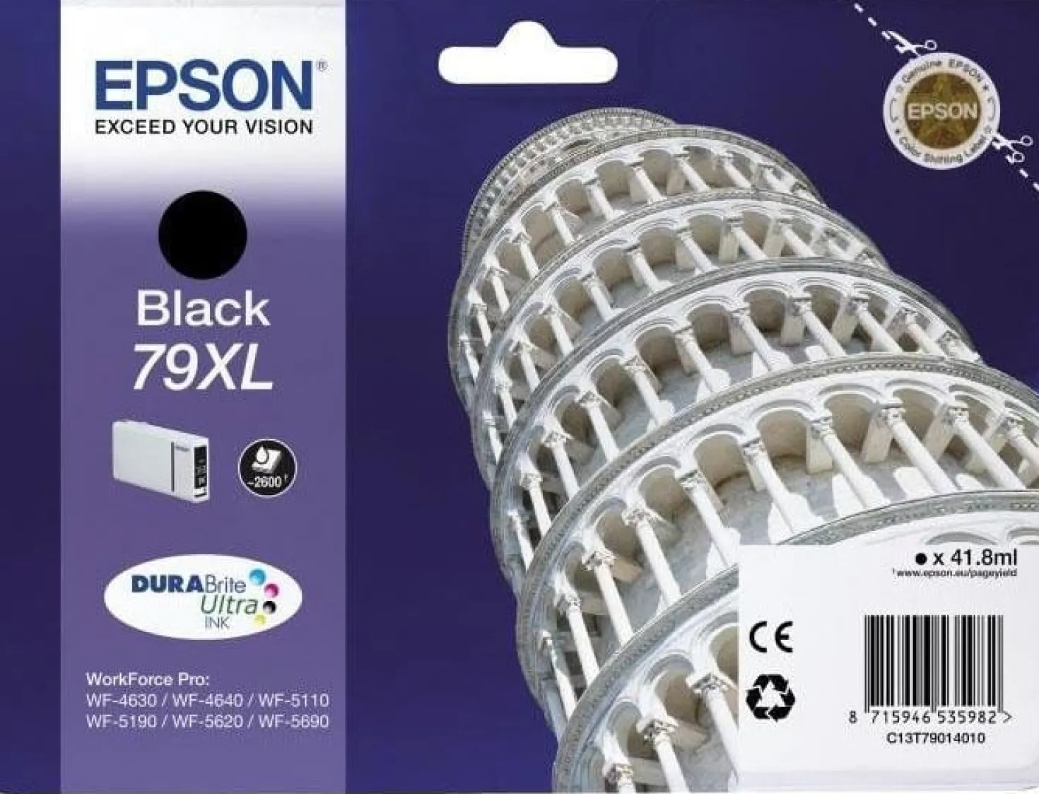 Ink-Jet Epson T7901 Svart