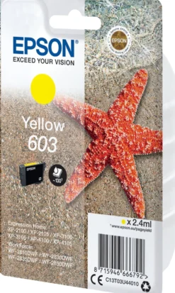 Ink-Jet Epson T03U 603 gul
