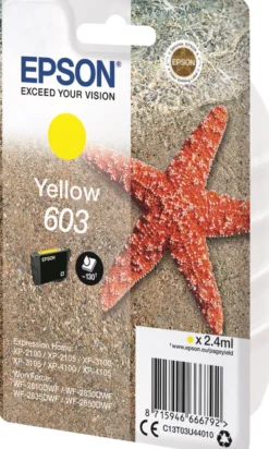 Ink-Jet Epson T03U 603 gul