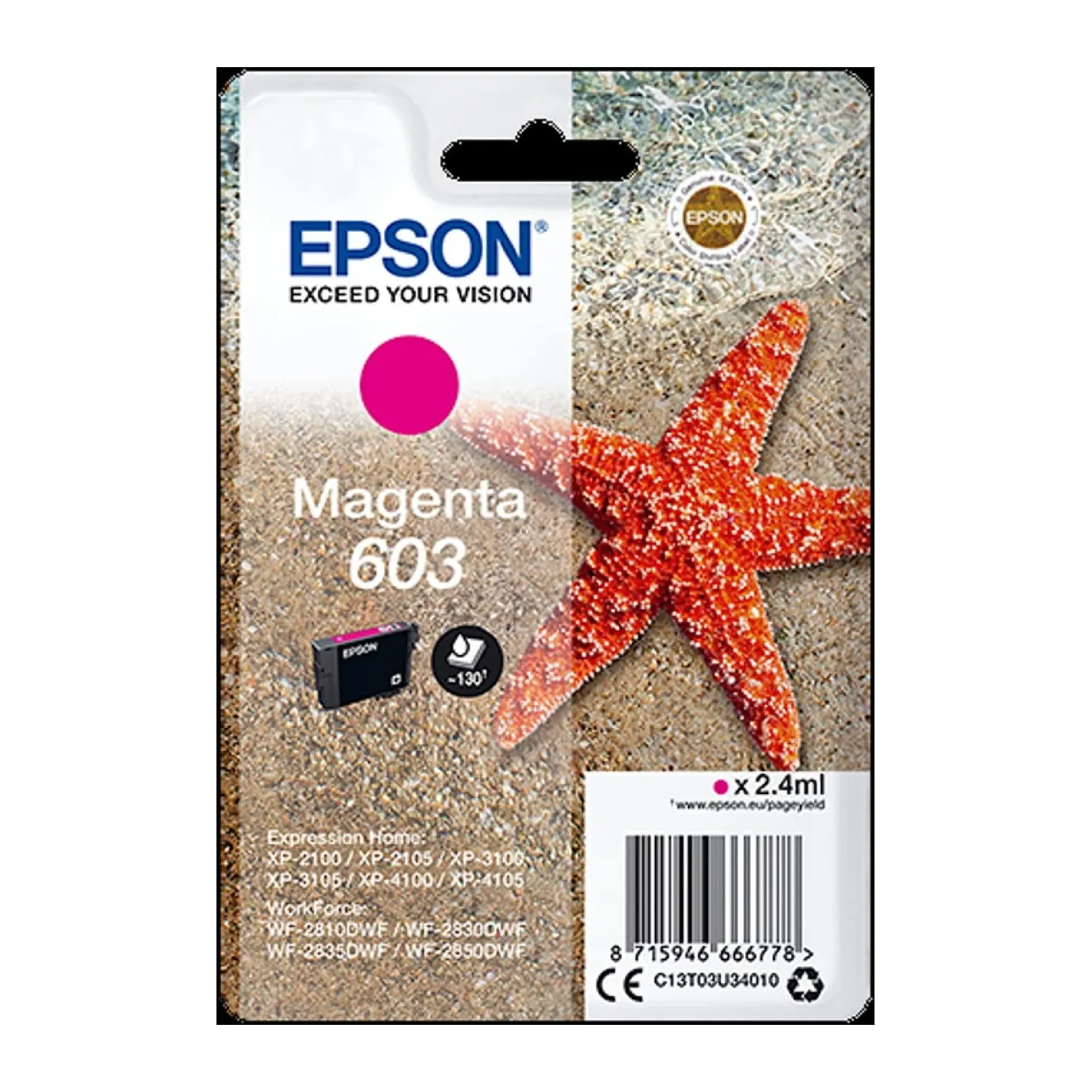 Ink-Jet Epson T03U 603 magenta