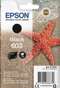 Ink-Jet Epson T03U 603 svart