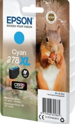 Ink-Jet Epson T378 XL cyan