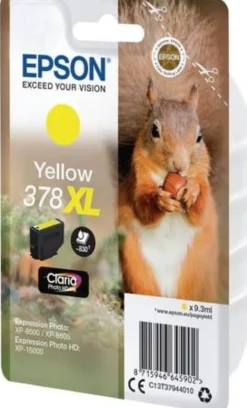 Ink-Jet Epson T378 XL gul