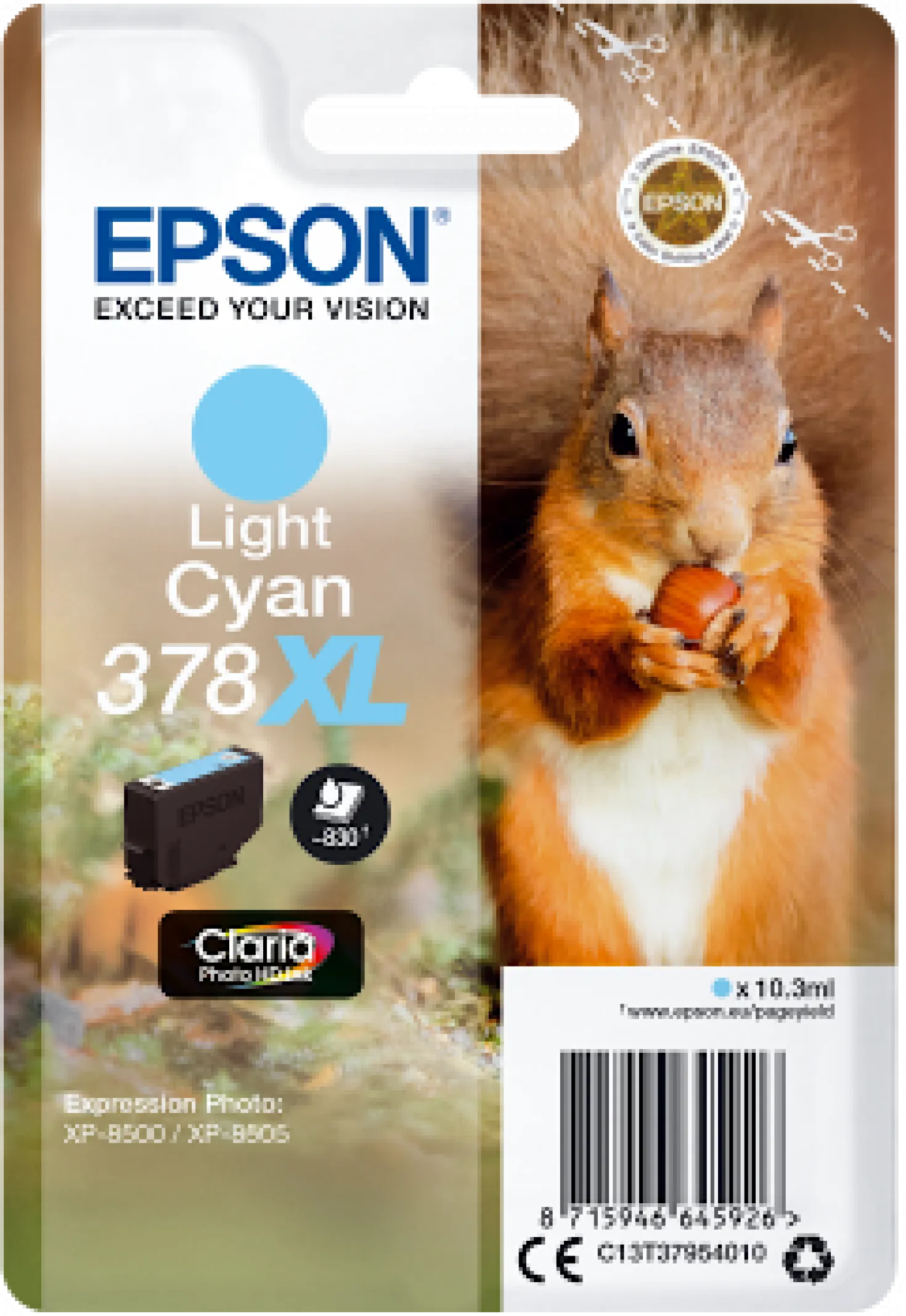 Ink-Jet Epson T378XL light cyan