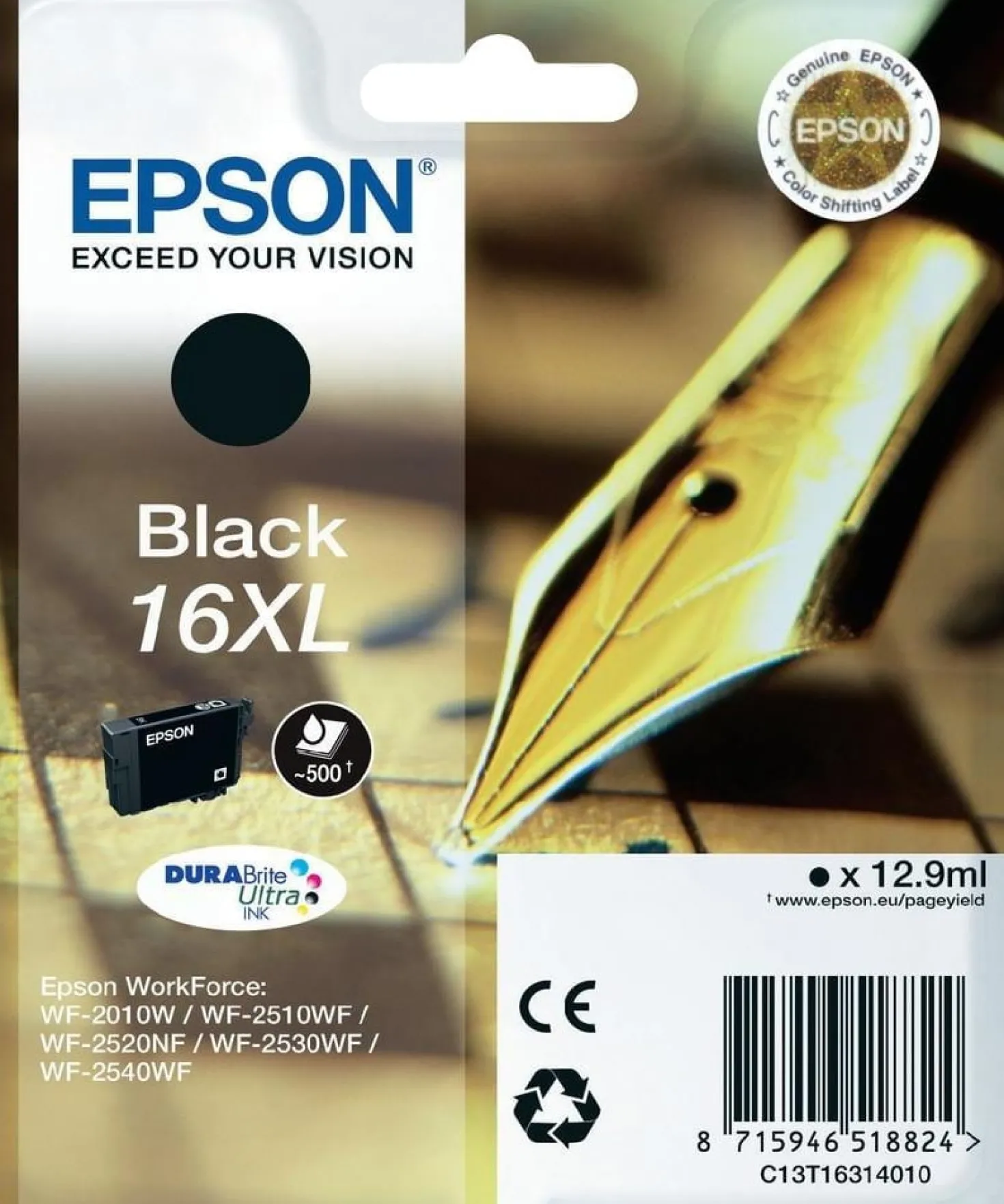 Ink-Jet Epson T1631 XL svart