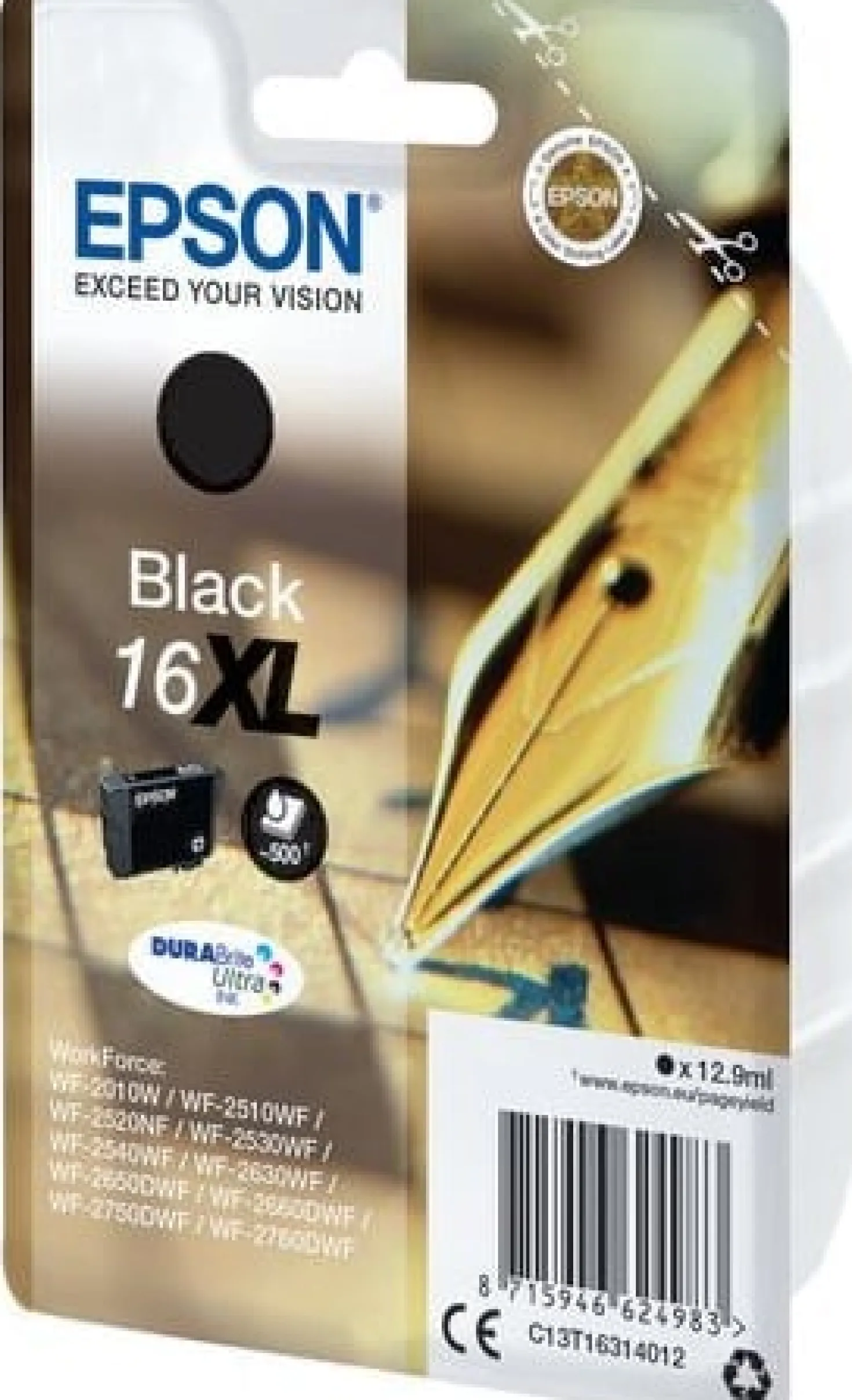 Ink-Jet Epson T1631 XL svart