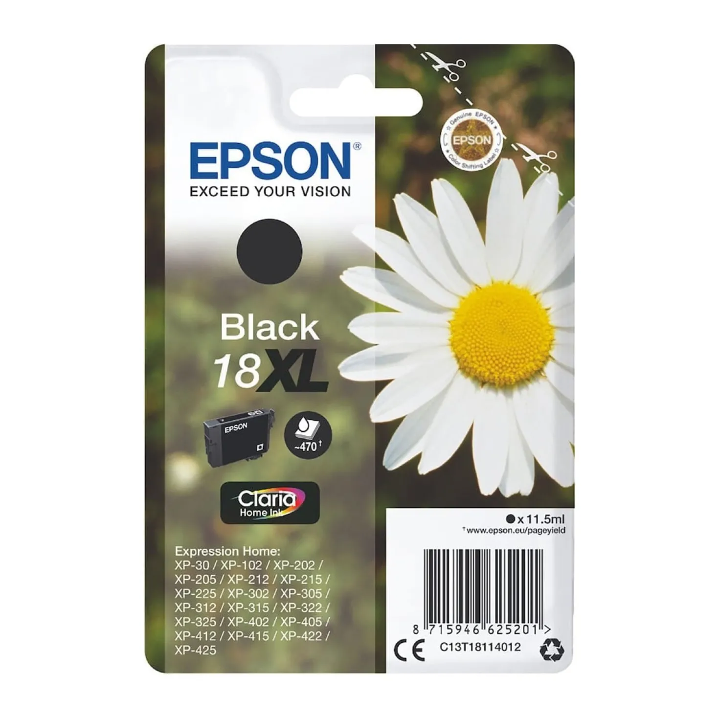 Ink-Jet Epson T1811 XL svart