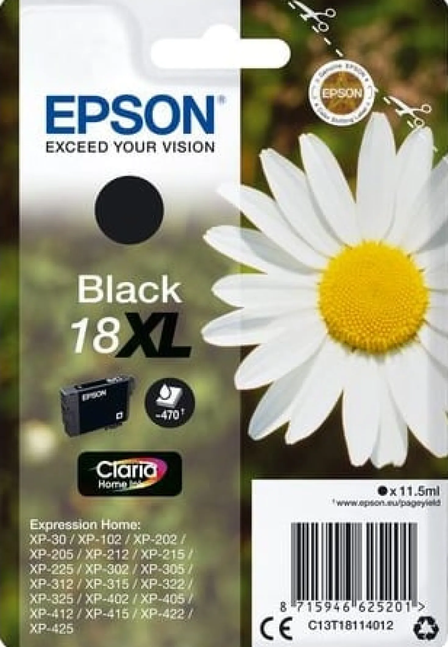 Ink-Jet Epson T1811 XL svart