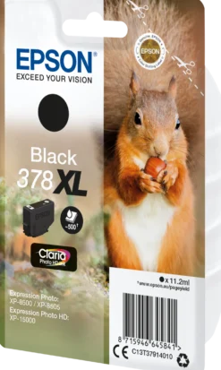 Ink-Jet Epson T378XL svart