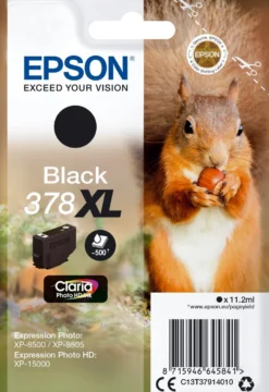 Ink-Jet Epson T378XL svart