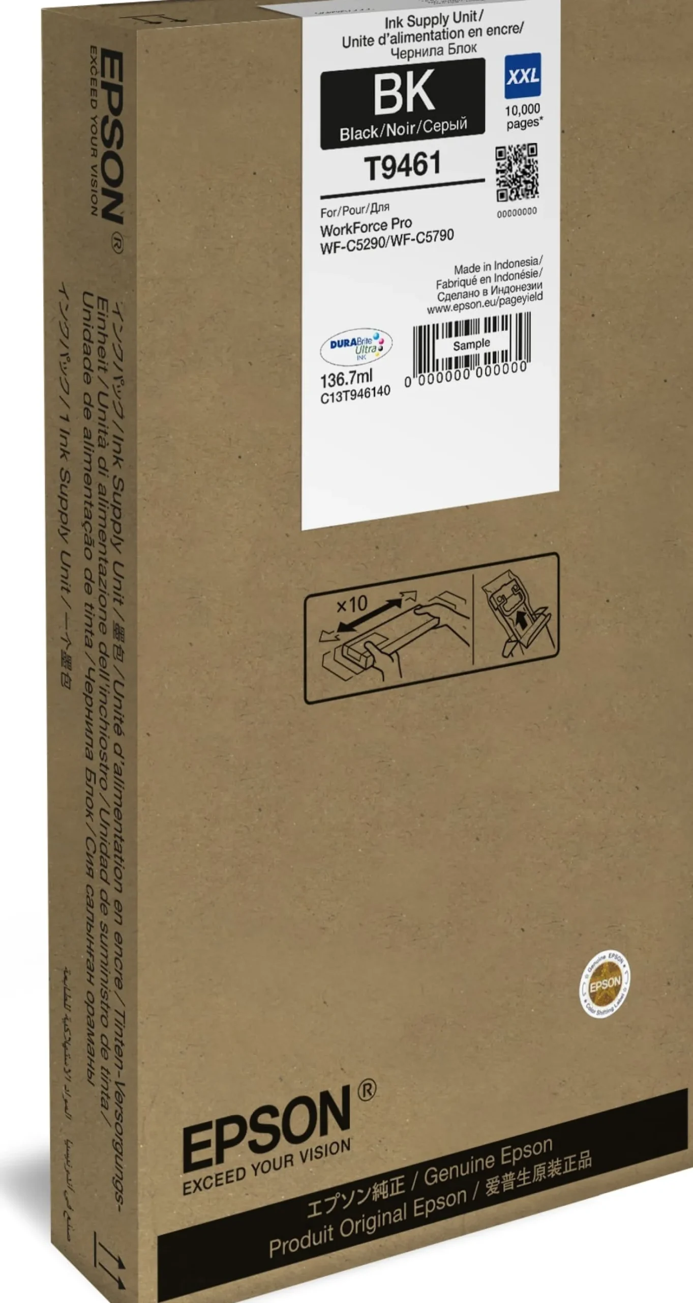 Ink-Jet Epson T9461 XXL svart