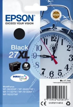 Ink-Jet Epson 27XL svart