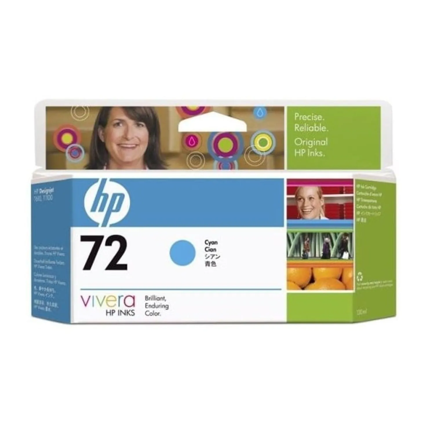 Ink-Jet Hp No72 Cyan