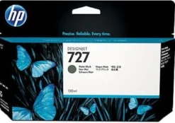 Ink-Jet HP No 727 matt svart 130ml