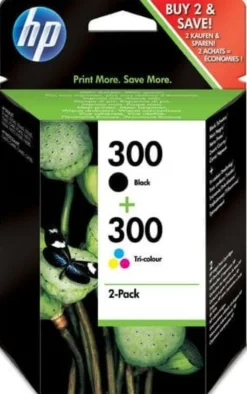 Ink-Jet HP No300 svart+trefärg