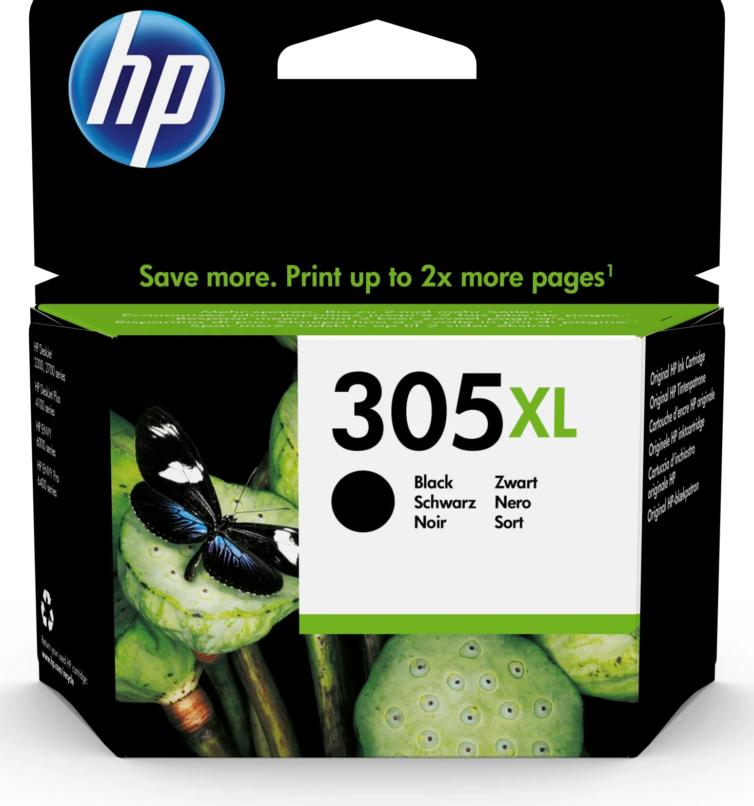 Ink-Jet HP No 305XL svart