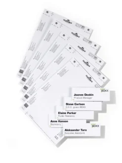 Insticksetiketter Durable 149x52,5mm, vit, 50 st