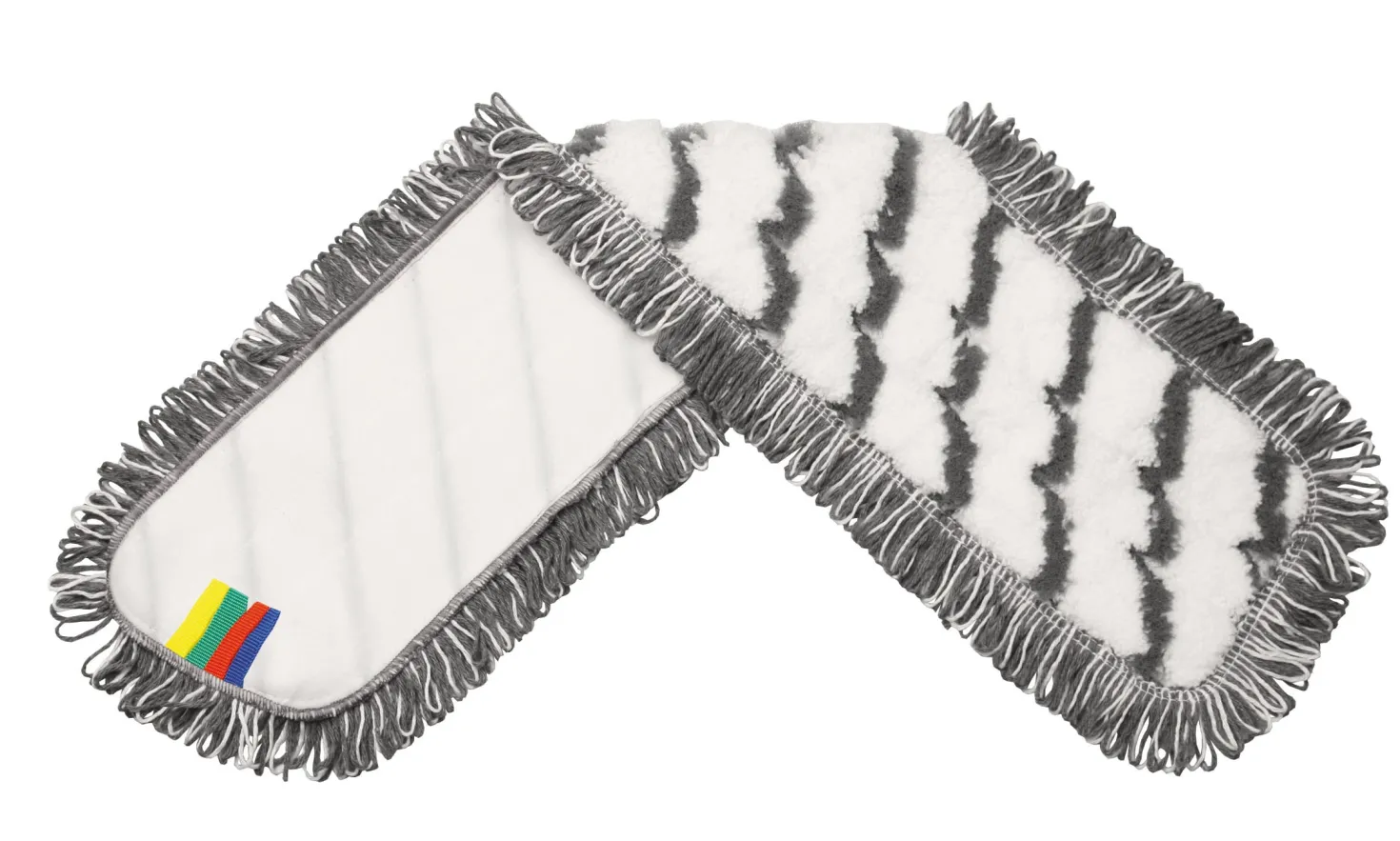 Kardborrmopp Activa White Mikrofiber, 40 cm