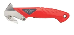 Kartongkniv NT-Cutter R-1200P, säkerhetsbladskydd, röd