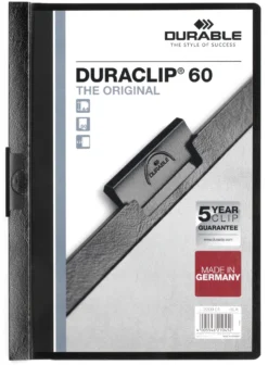 Klämmapp DURABLE DURACLIP 60 Transparent, metallklämma