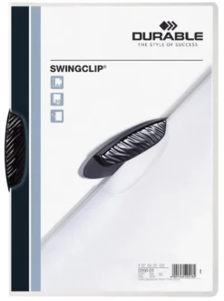 Klämmapp Durable Swingclip A4, svart