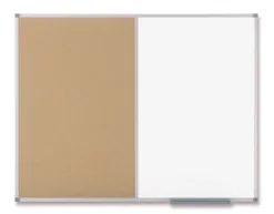 Kombinationstavla Nobo Classic Whiteboard och Kork, 90x60 cm