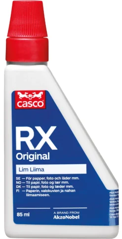 Kontorslim Casco RX, arkivsäker, inbyggd spridare, 85 ml
