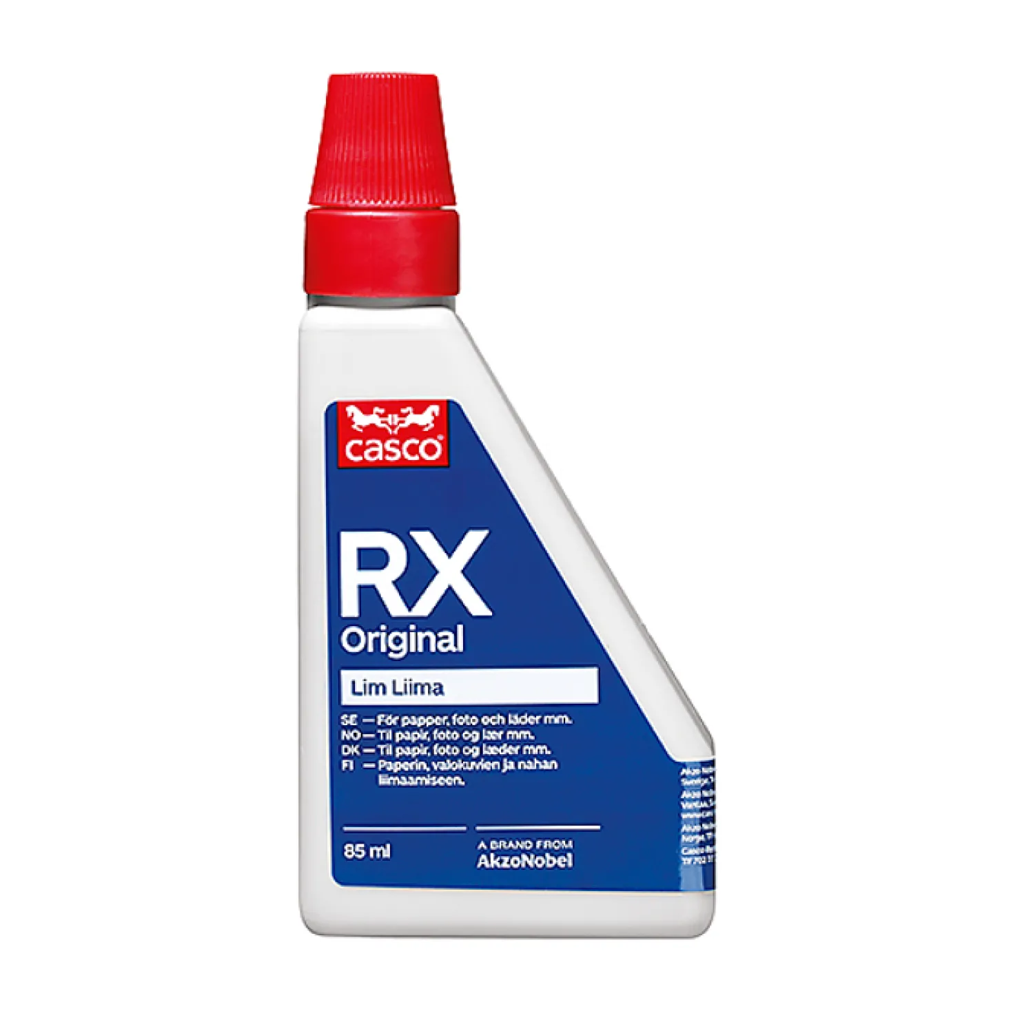 Kontorslim Casco RX, arkivsäker, inbyggd spridare, 85 ml