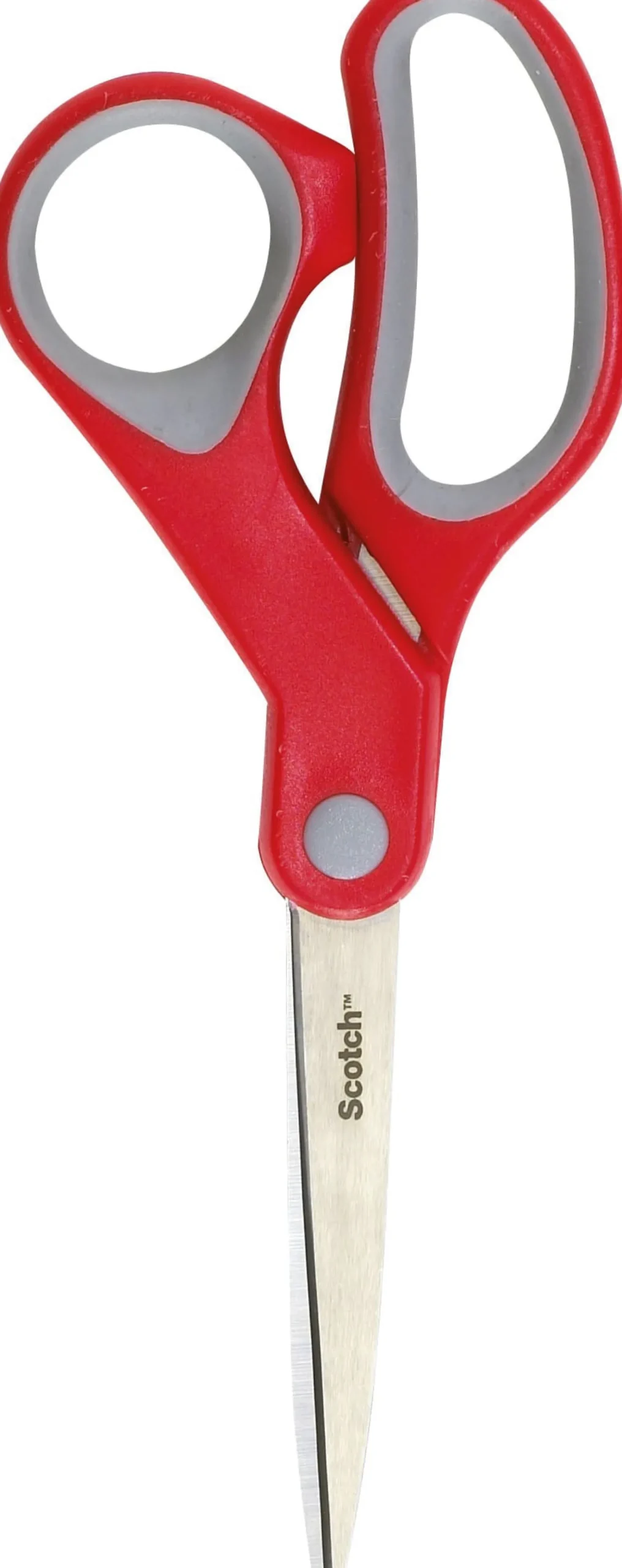 Kontorssax Scotch Comfort, 20 cm, ergonomiskt grepp, röd